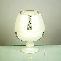 Ваза бокал скляна 057