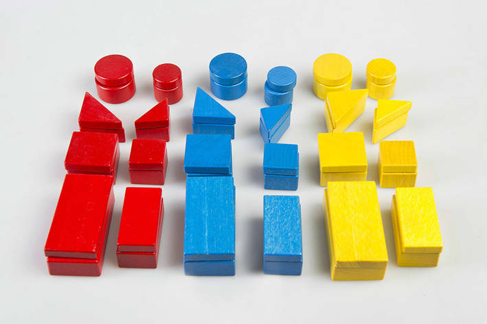 Дерев'яний кольоровий конструктор Руді, фото 1