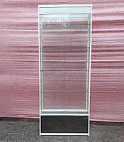 Торговая витрина стеклянная с алюминиевого профиля 220х100х40 б/у