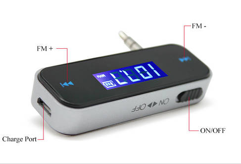 Авто FM модулятор трансмітер для телефонів MHZ, фото 4