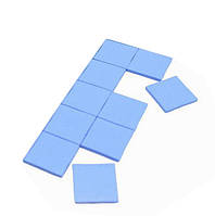 10шт Термопрокладка під радіатор 15х15х1мм силікон