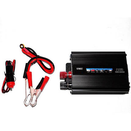 Перетворювач авто інвертор UKC 12V-220V 300W, фото 3