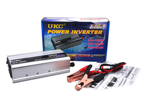 Перетворювач авто інвертор UKC 12V-220V 1500W, фото 1