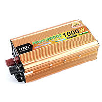 Перетворювач авто інвертор UKC 24V-220V 1000W, фото 5