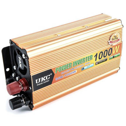 Перетворювач авто інвертор UKC 24V-220V 1000W, фото 1