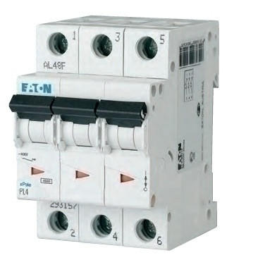 Автоматичний вимикач 3П 40А С  Eaton PL-4 C40/3