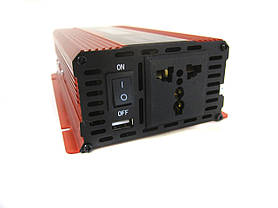 Перетворювач авто інвертор UKC 12V-220V 1000W LCD KC-1000D, фото 5