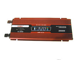 Перетворювач авто інвертор UKC 12V-220V 2000W LCD KC-2000D, фото 6