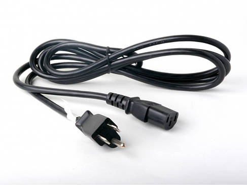 Мережевий шнур живлення кабель для комп'ютера 1м тип B US, фото 2