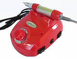 Фрезер для манікюру і педикюру Nail Master (45000 обертів , 65 вт) червоний, фото 5