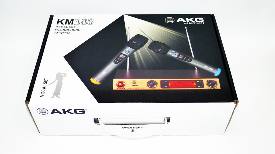 Радиосистема AKG KM388 база 2 радиомикрофона - фото 1 - id-p551622741