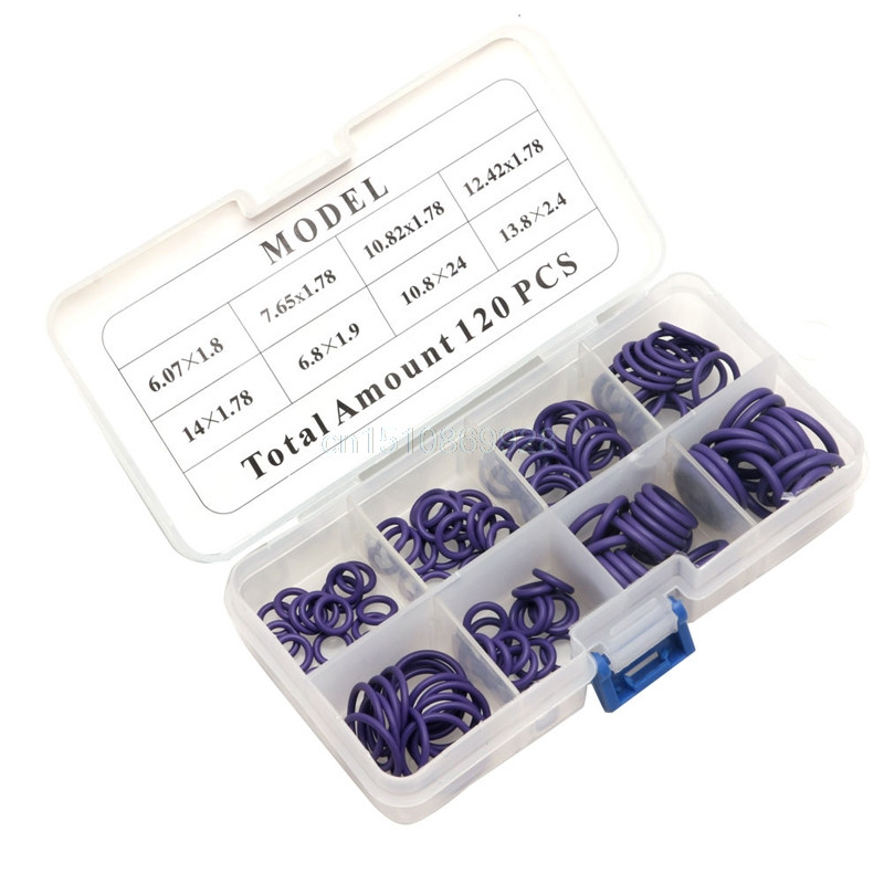 Набір ущільнювальних кілець HNBR для автокондиціонерів 120 шт