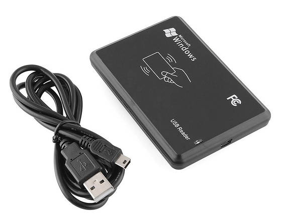 USB RFID ID РЧИД R20D-USB, зчитувач карт EM4100 EM4001, фото 1