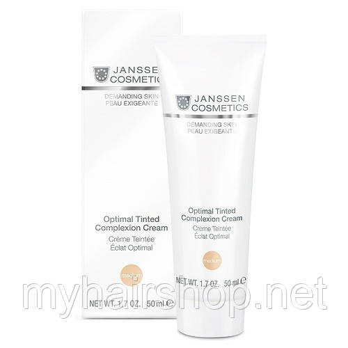 Денний тонувальний крем з SPF-10 "Medium" JANSSEN Optimal Tinted Complexion Cream Medium 50 мл