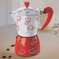 Гейзерна кавоварка 2 чашки Hearts R16594