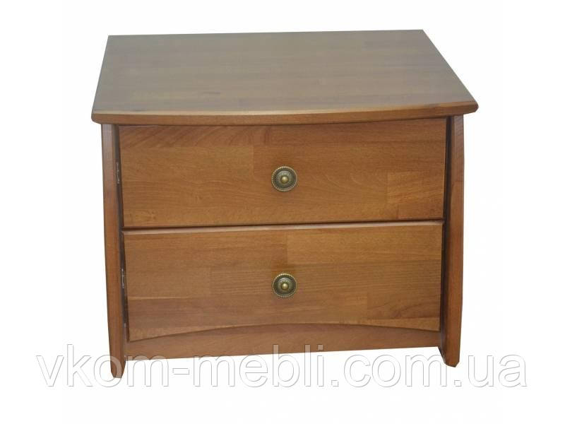 Приліжкова тумба Вега з натурального дерева щит, фото 1