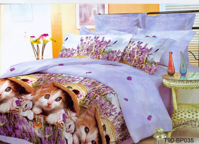 Постільна білизна Moon Love 3D полікотон 251239 (Полуторна), фото 1