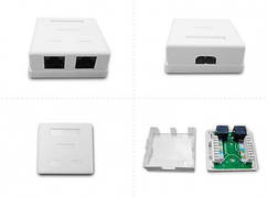 Комп. розетка 2 х 8Р8С