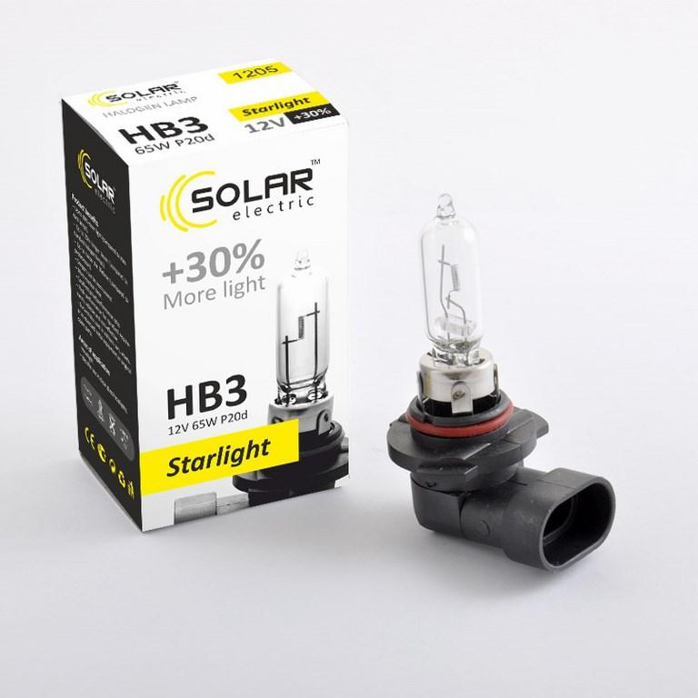 Галогенова лампа Solar HB3 +30% 12v/65w