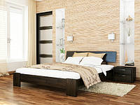 Дерев'яне ліжко двоспальне Титан