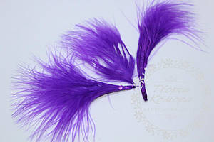 Пір'я декоративне фіолетове