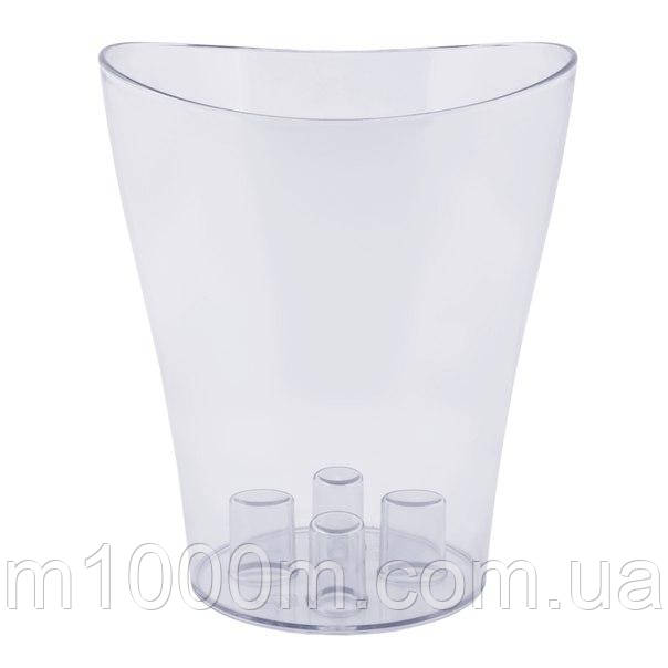 Вазон для орхідей "Ніка" 16*19см, 2л Прозорий