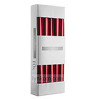 Свічка (10 штук) червоний металік s30-230нг