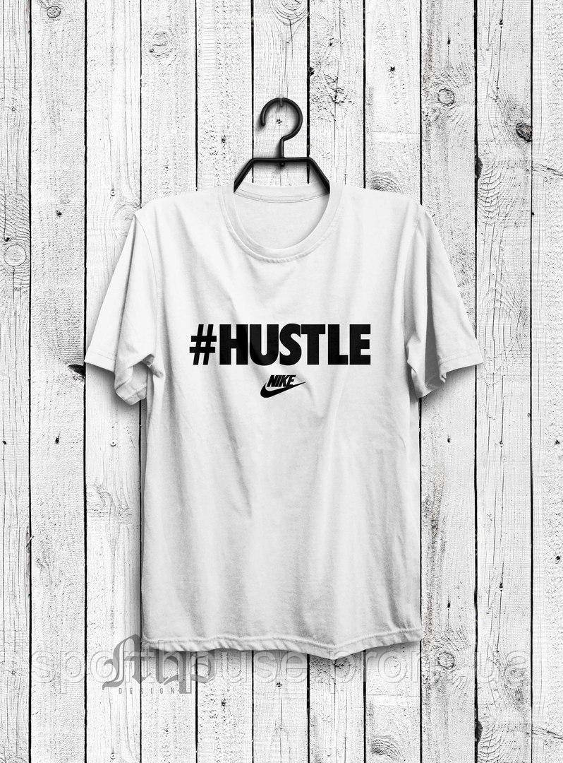 Чоловіча футболка Nike, чоловіча футболка Найк, спортивна, брендовий, бавовна, білий S