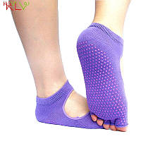 Шкарпетки Для Йоги PinkDots, 6 кольорів фіолетовий