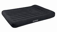 Надувная кровать Intex 66770 Pillow Rest (183х203х30 см.)