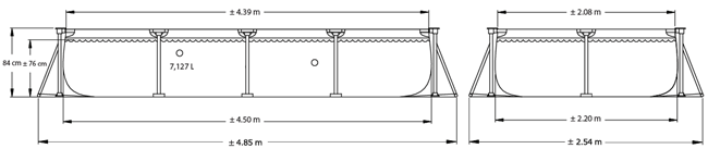 Прямоугольный бассейн Intex Rectangular Frame Pools (4,5x2,2x0.85m) - фото 4 - id-p33393168