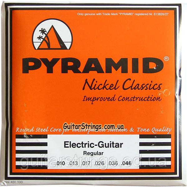 Струны Pyramid R451 100 Pure Nickel Classics Round Core 10-46