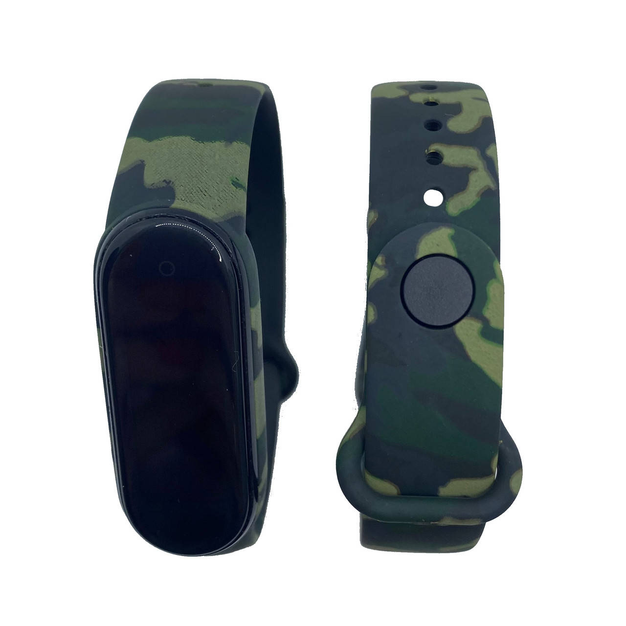 

Камуфляжный ремешок для Mi Band 4/3 зеленый