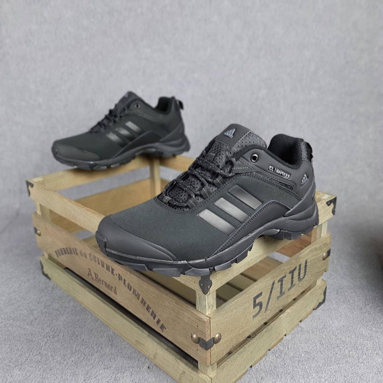 

Зимние мужские кроссовки Adidas Climaproof термо евро зима., Черный