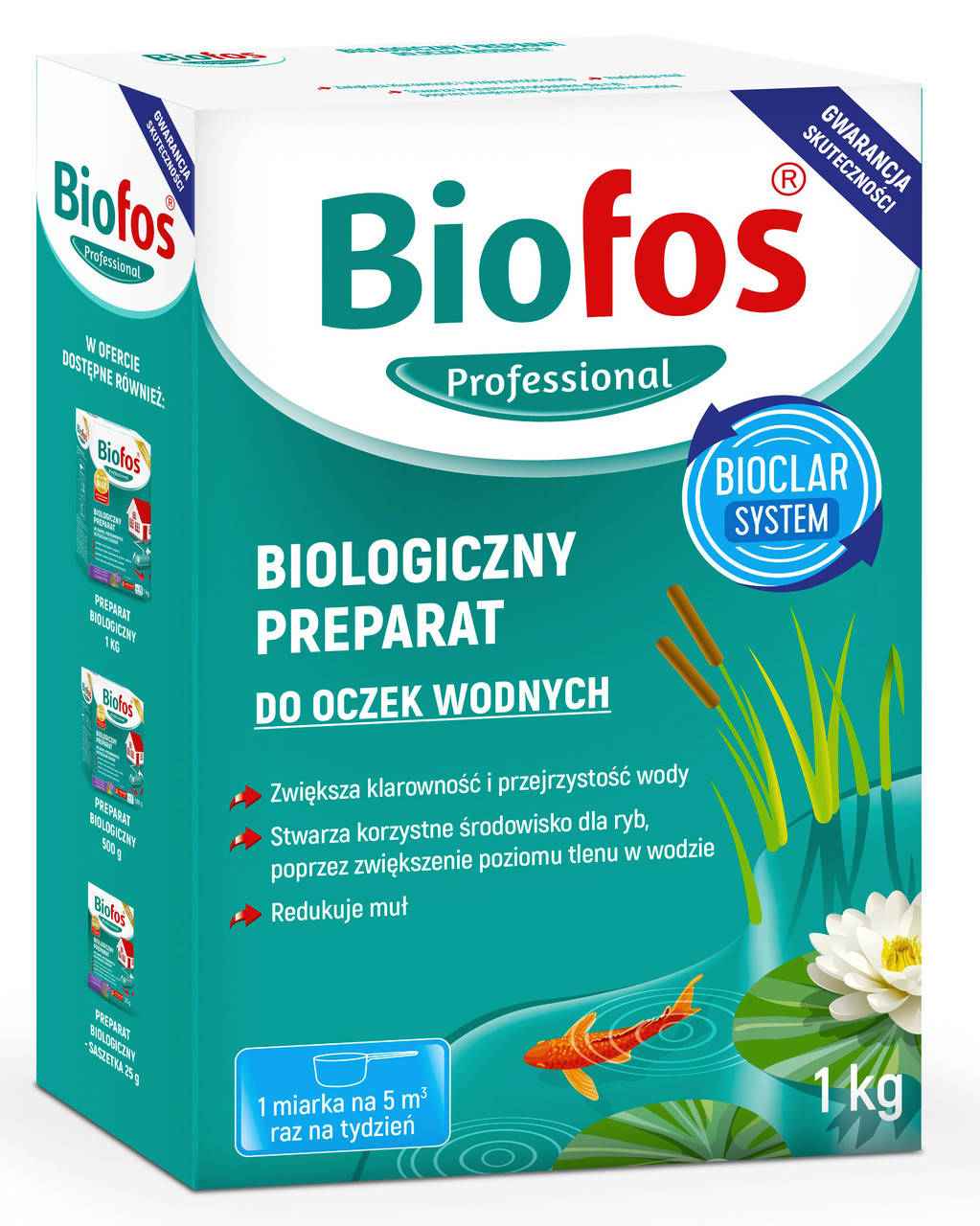 

Биопрепарат для очистки водоема, бактерии для пруда Biofos, 1 кг - INCO