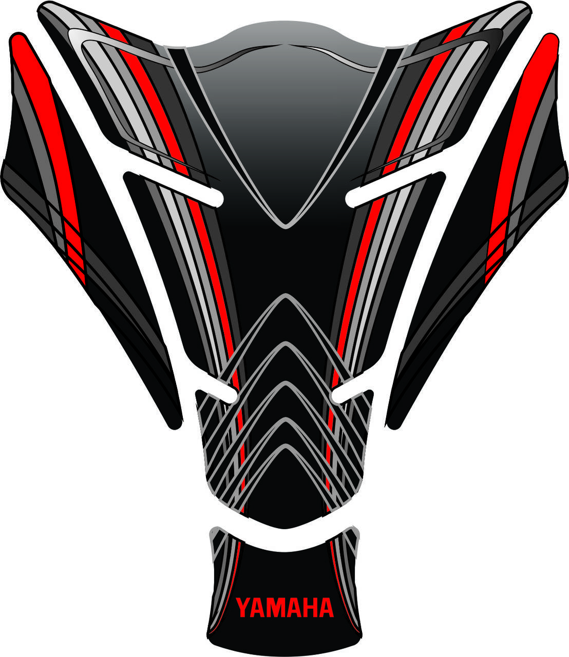 

Наклейка на бак мотоцикла силиконовая Yamaha unique