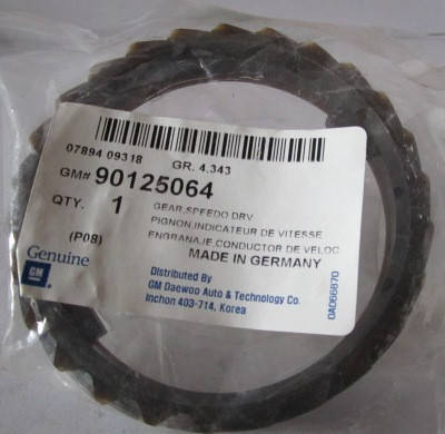 

Шестерня привода спидометра (дифференциала) Ланос Авео Лачетти. GM 90125064