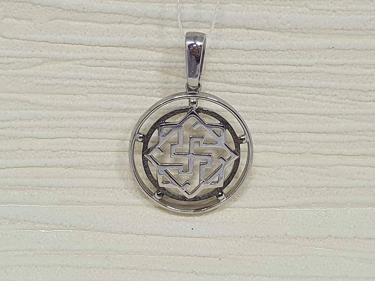 

Серебряная подвеска Щит Сварога. ПБ491с