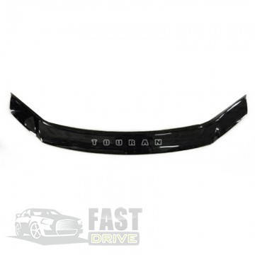 

ДЕФЛЕКТОР КАПОТА, МУХОБОЙКА VOLKSWAGEN TOURAN 2003-2007 VIP TUNING
