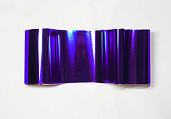 Фольга для нігтів 50см фіолетова з блиском, різні забарвлення