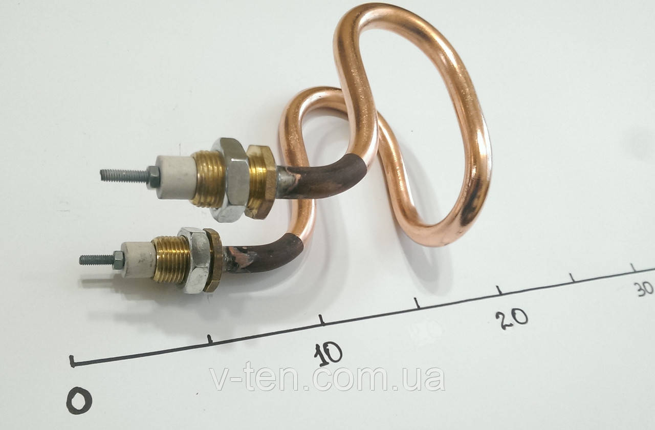 ТЕН мідний 1500W Ø11 (штуцер м18)