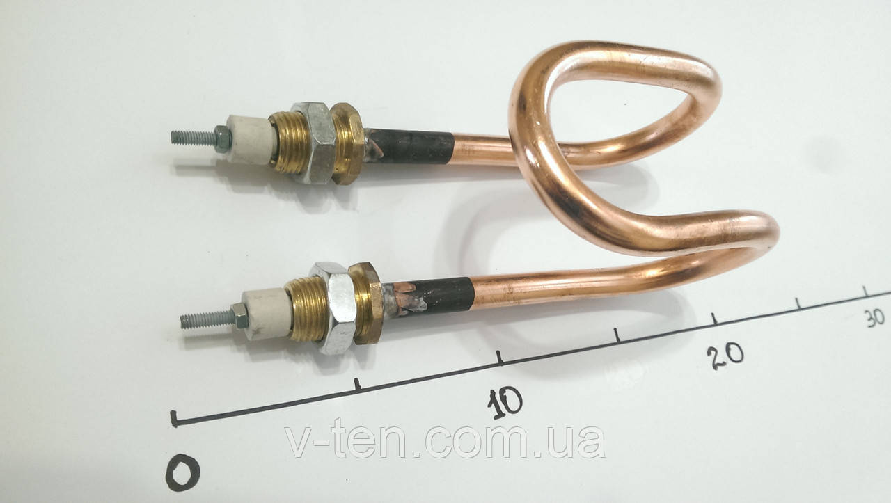 ТЕН мідний 1500W Ø11 (штуцер м18)