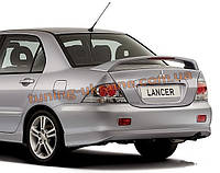 Спойлер на крышку багажника из стеклопластика на Mitsubishi Lancer 9 2003-2006 седан