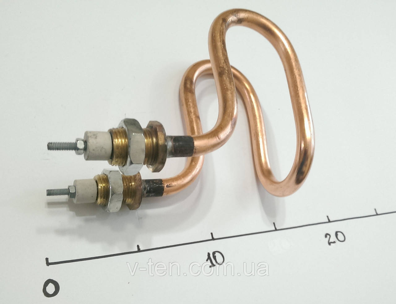 ТЕН мідний 2000W Ø11 (штуцер м18), фото 1