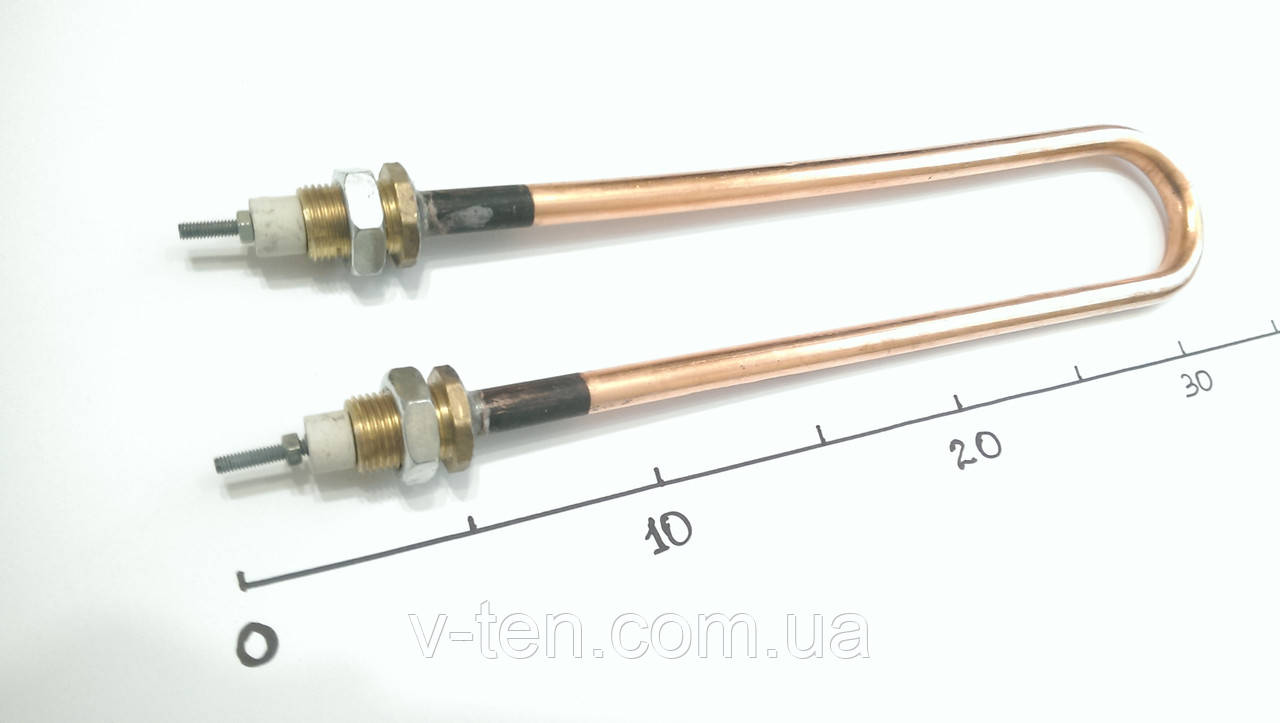 ТЕН мідний 2000W Ø11 (штуцер м18)