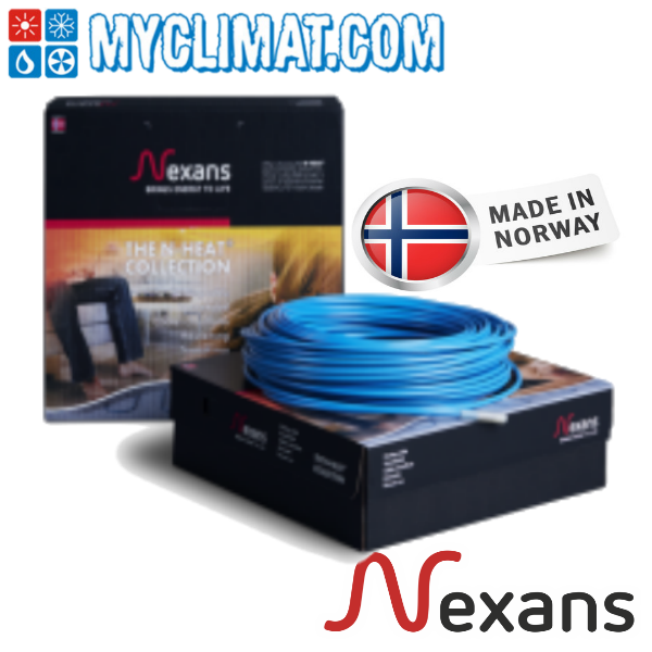 Теплый пол электрический Nexans TXLP/2R 1000 W (5,8м2 - 7,3м2) Двухжильный нагревательный кабель - фото 1 - id-p110152890