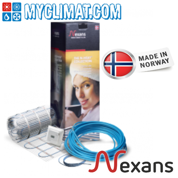 Теплый пол электрический Nexans MILLIMAT/150 300 W 2,0 м2 Двухжильный нагревательный мат - фото 1 - id-p110345875