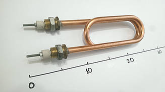 ТЕН мідний 3000W Ø11 (штуцер м18)