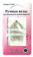 Голки для вишивання тонкою шерстю, No 3-9 (200,39)