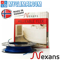 Кабель нагревательный тонкий двужильный Nexans Millicable Flex 15 (6 м2)